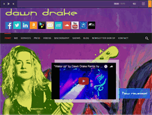 Tablet Screenshot of dawndrake.com